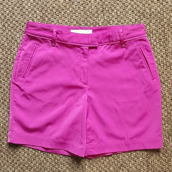 LADY HAGEN Bright Pink Golf Shorts - Women's Size 8 - Picture 1 of 4
